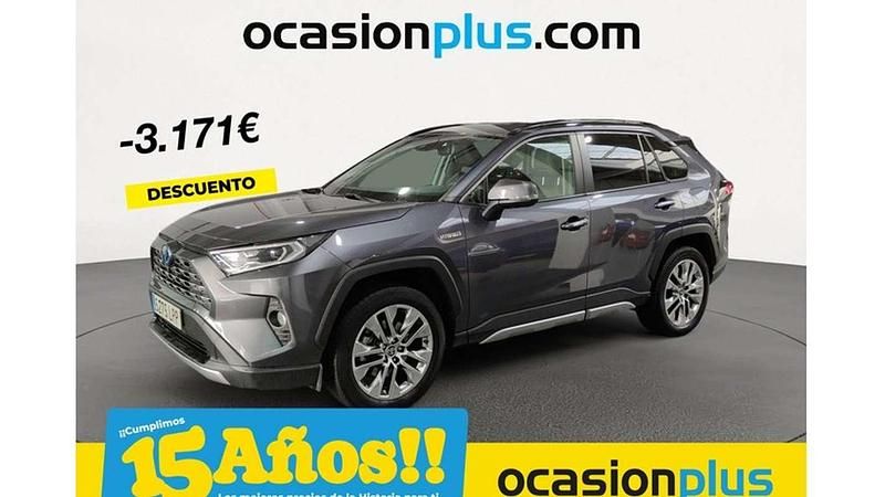 Gris Usado 2021 Toyota RAV4 Hybrid Luxury SUV | 31.719 € (Precio justo) - Imagen 1/4
