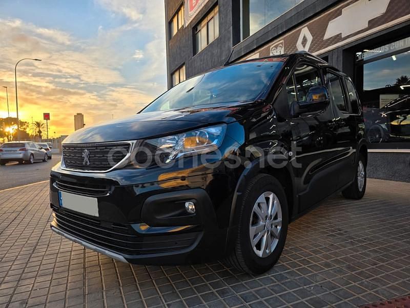 Negro Usado 2019 Peugeot Rifter Active Monovolumen | 12.499 € (Precio justo) - Imagen 1/4