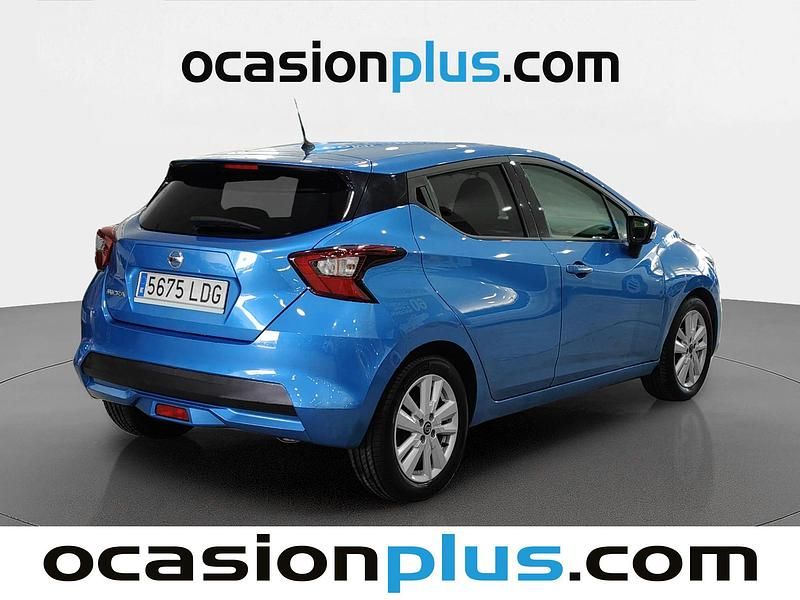 Usado Nissan Micra Acenta 101 CV (74 kW) 2019 Azul Utilitario