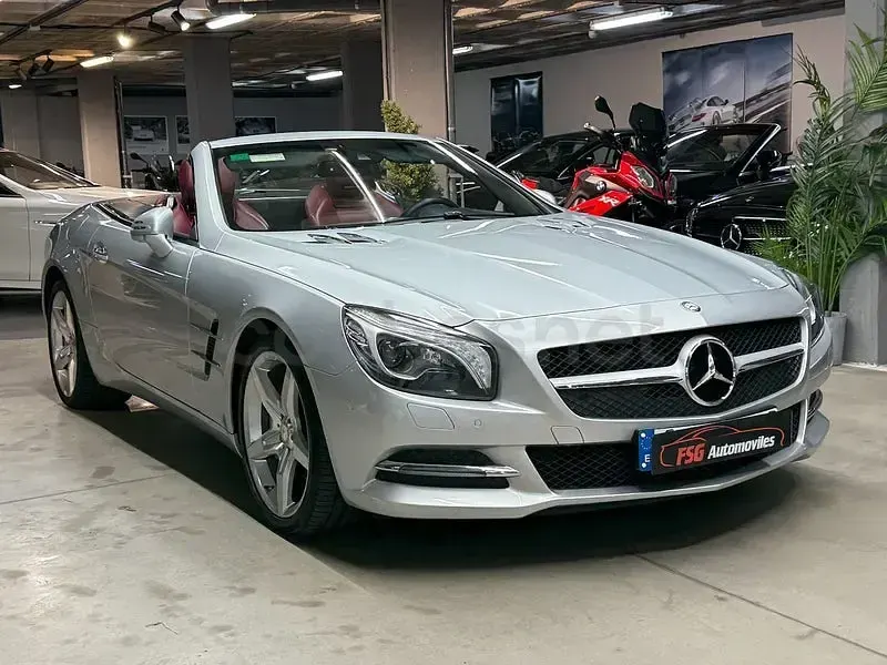 Usado Mercedes SL350 306 CV (225 kW) 2013 Gris / plata Descapotable