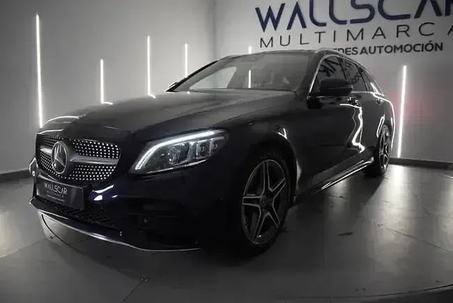 Käytetty Mercedes C220 196 HP (144 kW) 2019 Sininen Farmari