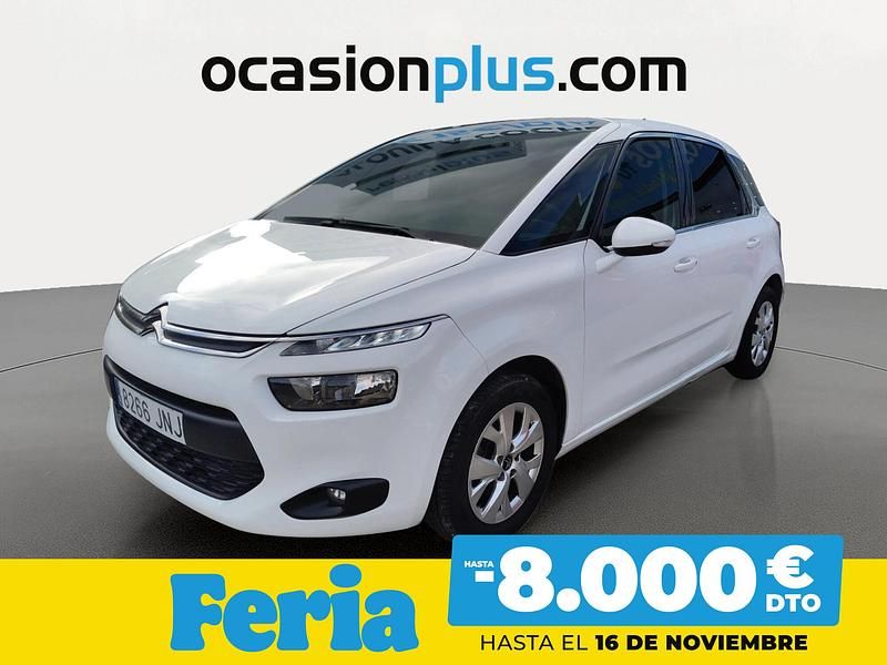 Blanco Usado 2016 Citroën C4 Live Monovolumen | 9500 € (Precio justo) - Imagen 1/4