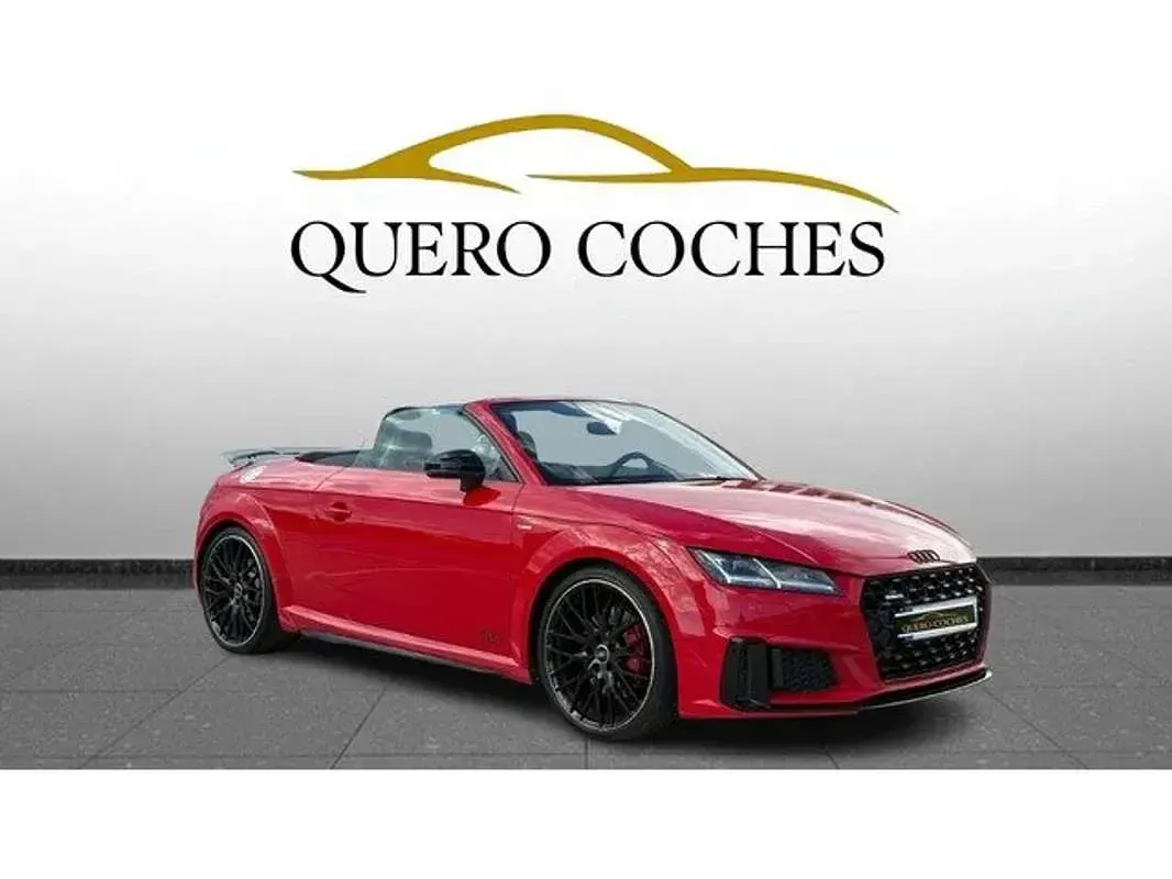 Begagnad Audi TT S-Line 245 HK (180 kW) 2021 Röd Cab