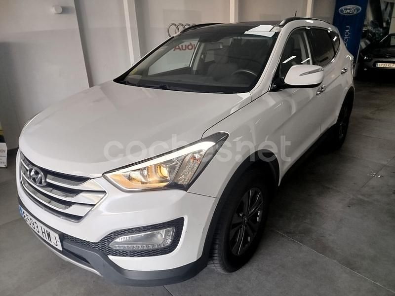 Gris / plata Usado 2014 Hyundai Santa Fe SUV | 8999 € (Precio justo) - Imagen 1/4