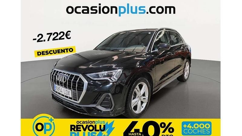 Usado Audi Q3 S-Line 150 CV (110 kW) 2020 Negro SUV