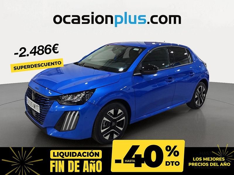 Azul Usado 2025 Peugeot 208 Allure Utilitario | 19.590 € (Precio justo) - Imagen 1/4