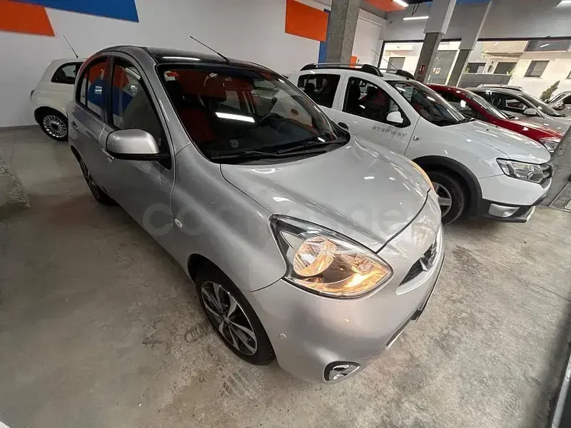 Usado Nissan Micra N-TEC 80 CV (58 kW) 2017 Gris / plata Utilitario