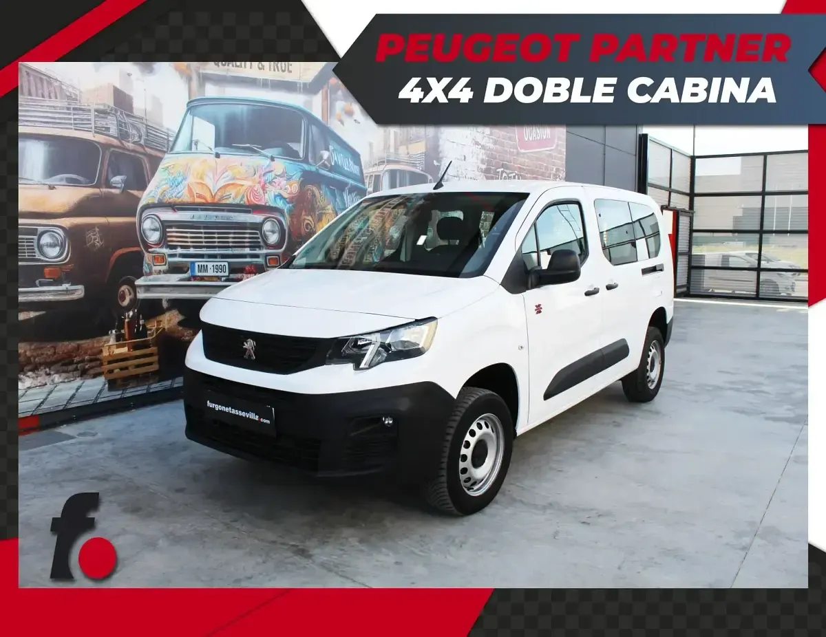Usado Peugeot Partner S 130 CV (95 kW) 2022 Blanco Monovolumen