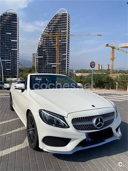 Usado Mercedes C220 170 CV (125 kW) 2018 Blanco Descapotable