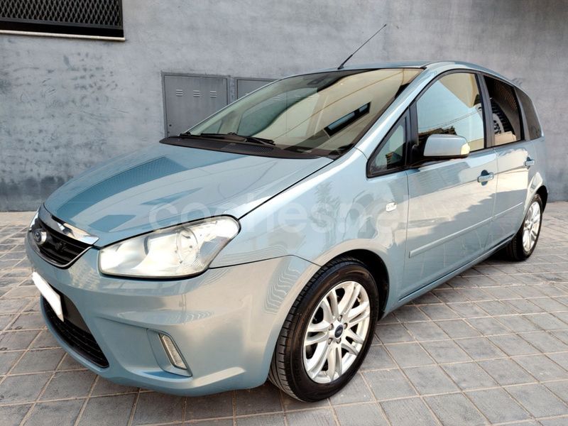 Azul Usado 2008 Ford C-MAX Ghia Monovolumen | 4490 € (Precio justo) - Imagen 1/4