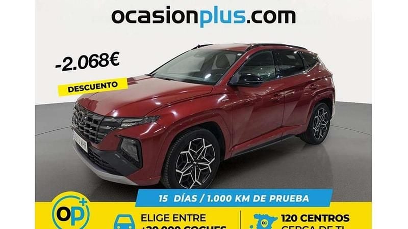 Usado Hyundai Tucson N Line 150 CV (110 kW) 2023 Rojo SUV