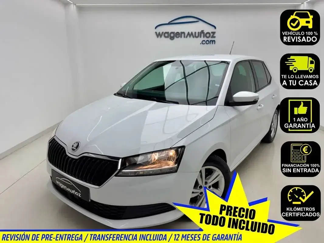 Usado Skoda Fabia Ambition 95 HP (69 kW) 2021 Branco Citadino
