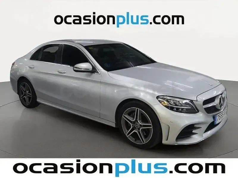 Usado Mercedes C200 184 CV (135 kW) 2018 Gris / plata Berlina