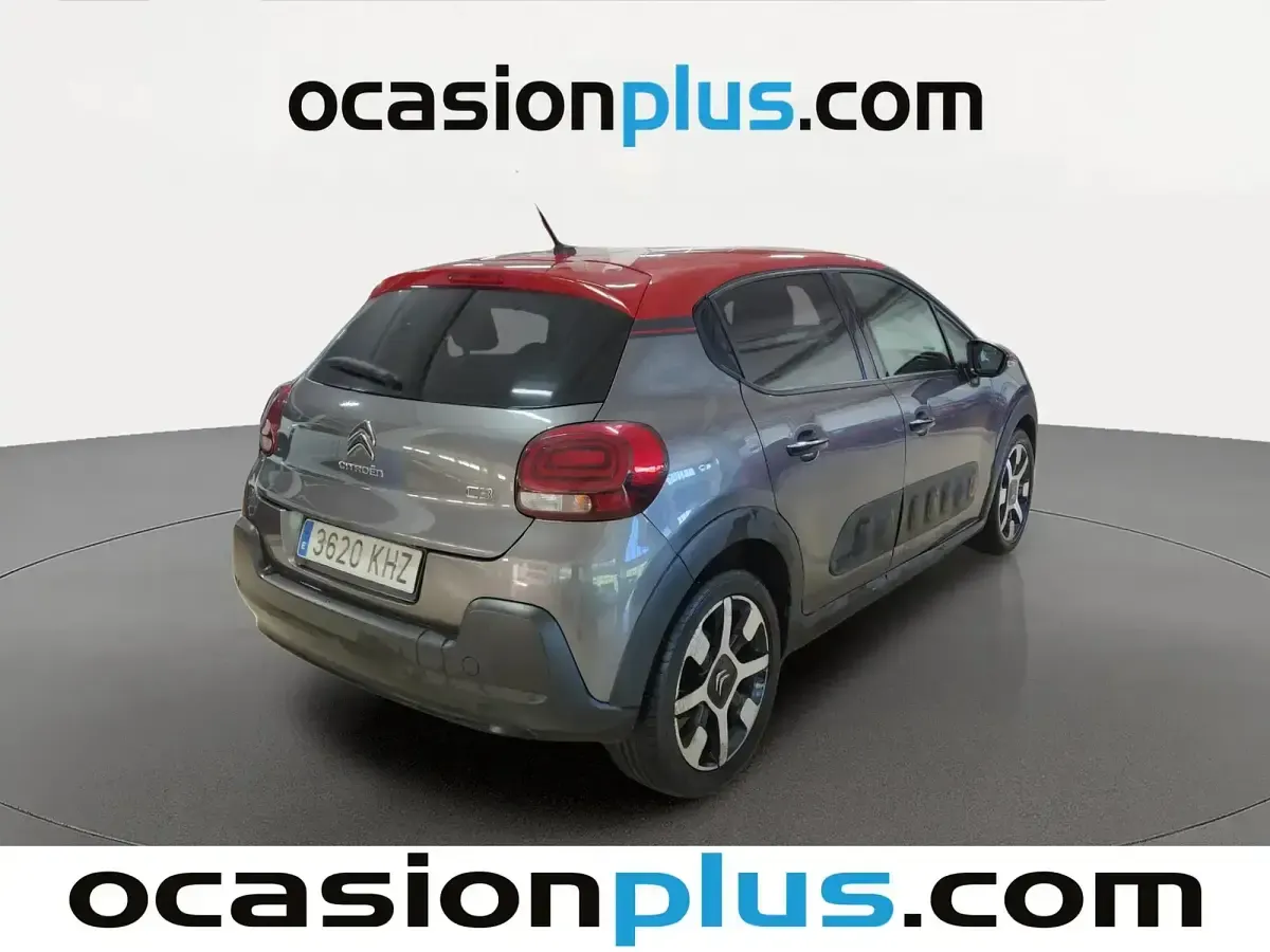 Usado Citroën C3 PureTech 110 CV (80 kW) 2018 Gris Utilitario