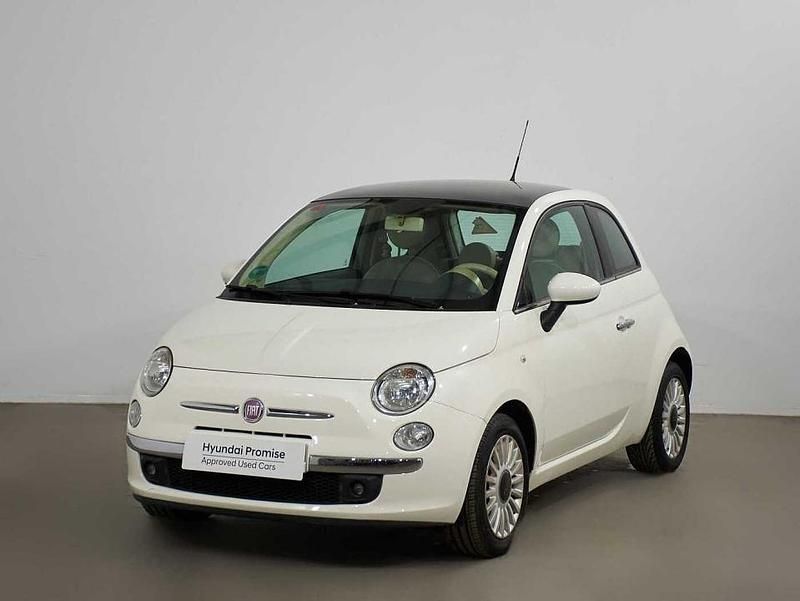 Rojo passione/blanco Usado 2012 Fiat 500 Lounge Berlina | 7489 € (Precio justo) - Imagen 1/4