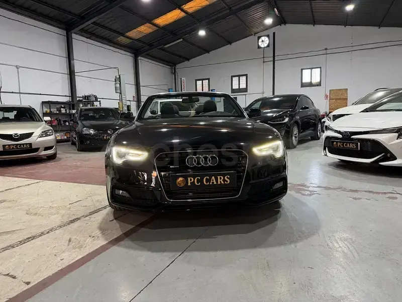Usado Audi A5 Cabriolet S-Line 245 CV (180 kW) 2012 Negro Descapotable