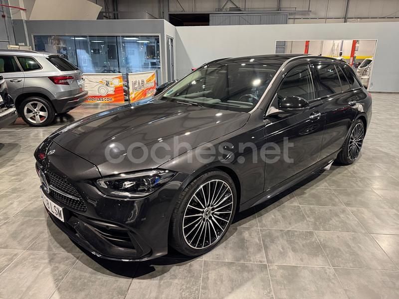 Negro Usado 2021 Mercedes C220 Familiar | 34.900 € (Precio justo) - Imagen 1/4