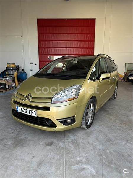 Amarillo Usado 2007 Citroën C4 Picasso Exclusive Monovolumen | 4999 € (Precio justo) - Imagen 1/4