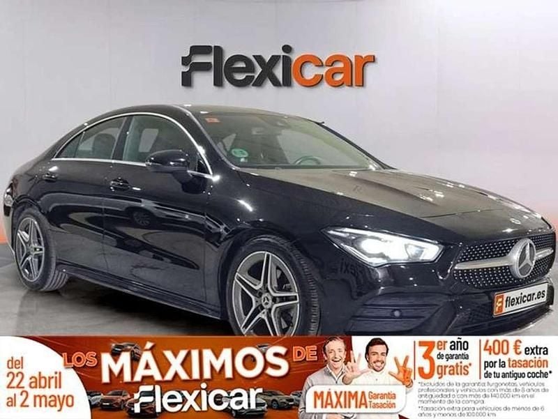 Usado Mercedes CLA200 150 CV (110 kW) 2021 Negro Coupe