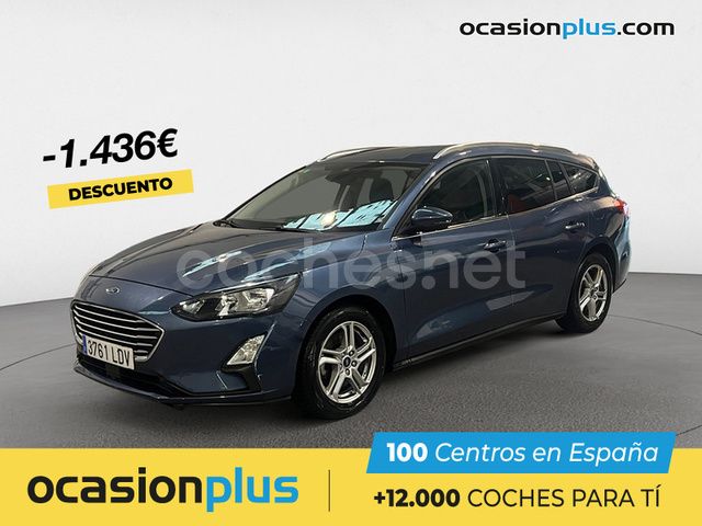 Azul Usado 2020 Ford Focus Titanium Familiar | 14.990 € (Precio justo) - Imagen 1/4