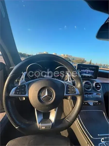 Usado Mercedes C300 245 CV (180 kW) 2016 Gris / plata Coupe
