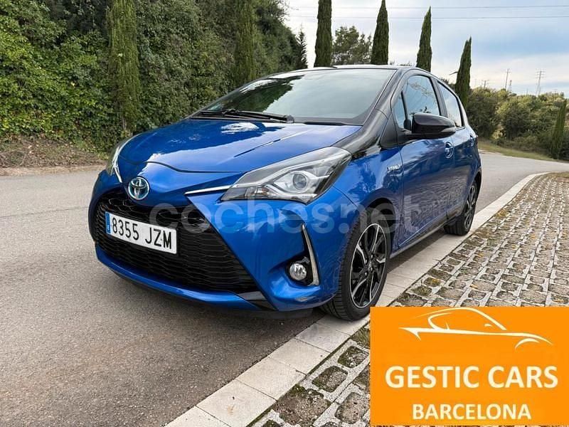 Azul Usado 2017 Toyota Yaris Hybrid Berlina | 13.990 € (Precio justo) - Imagen 1/4