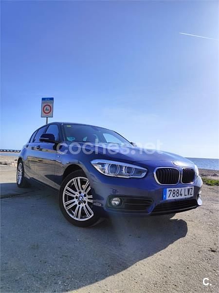 Usado BMW 118 150 CV (110 kW) 2018 Azul Utilitario