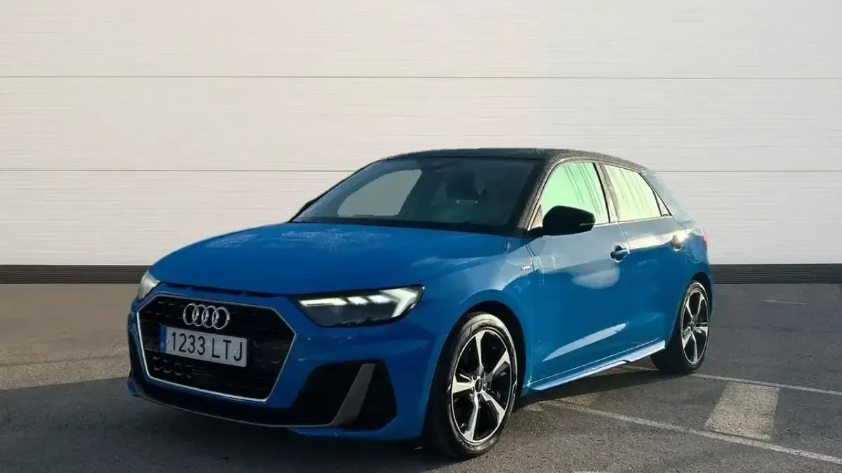 Brugt Audi A1 Sportback S-Line 110 HK (80 kW) 2021 Blå Hatchback