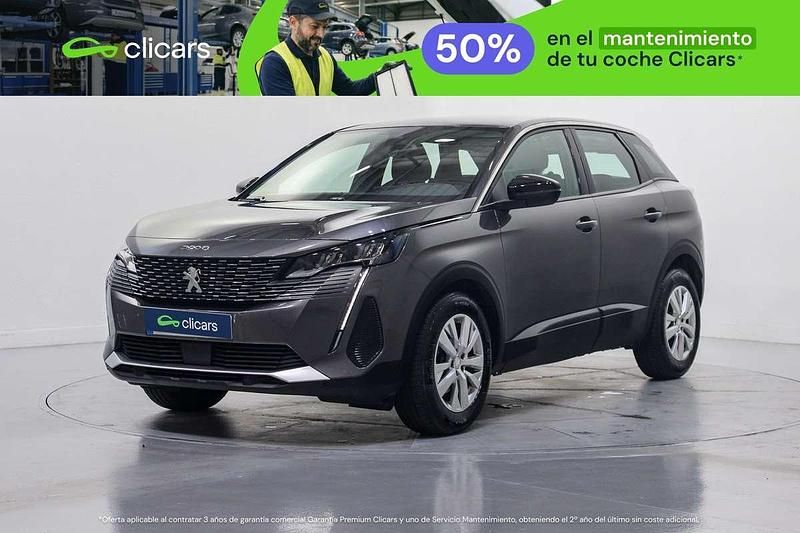 Usado Peugeot 3008 Active 131 CV (96 kW) 2021 Gris SUV