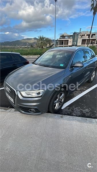 Usado Audi Q3 S-Line 140 CV (102 kW) 2014 Gris / plata SUV