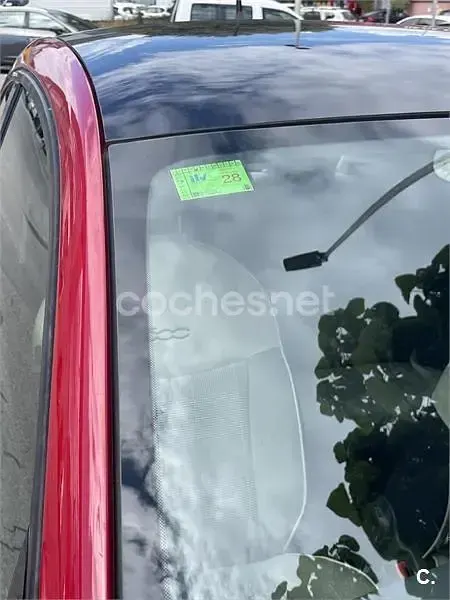 Usado Fiat 500 69 CV (50 kW) 2014 Rojo Berlina
