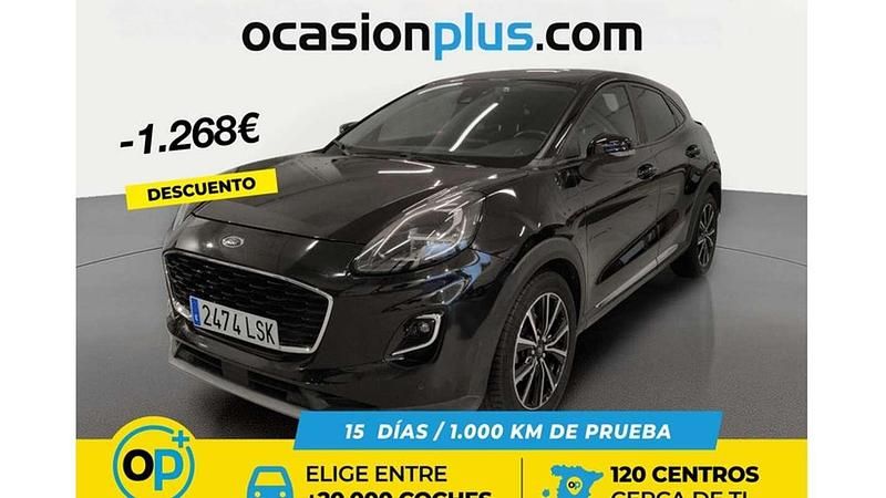 Usado Ford Puma Titanium 125 CV (91 kW) 2021 Negro SUV