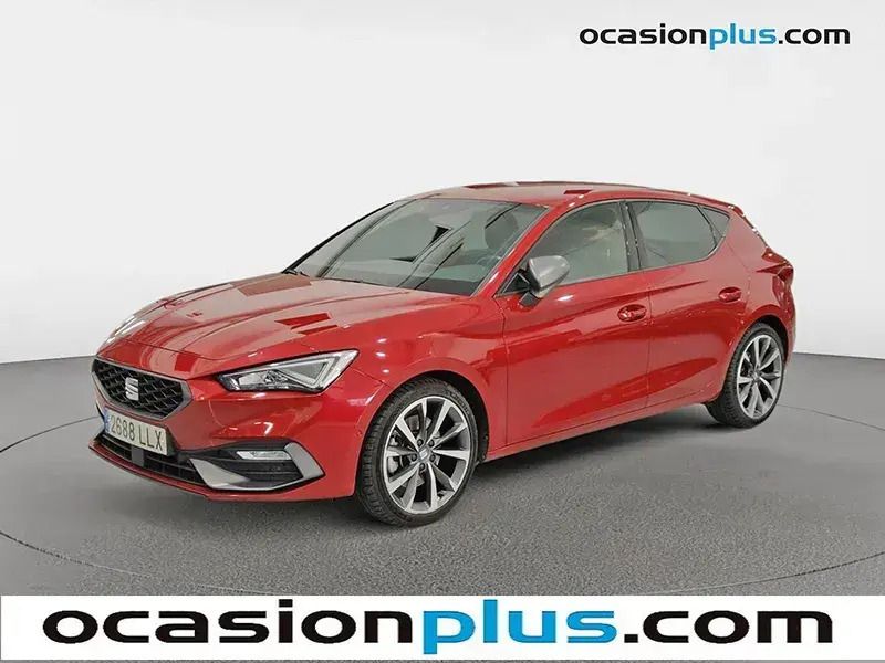 Rojo Usado 2020 Seat Leon FR Utilitario | 17.910 € (Precio justo) - Imagen 1/4