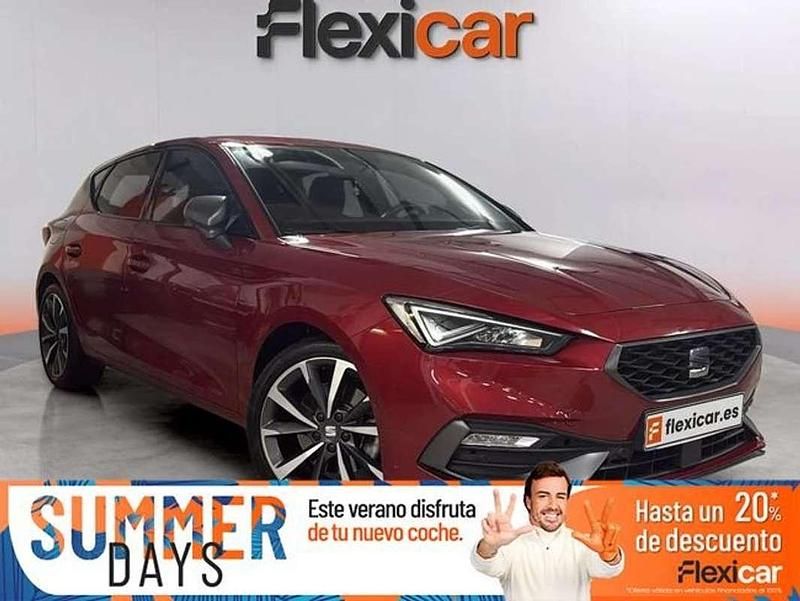 Rojo Usado 2020 Seat Leon FR Berlina | 18.290 € (Precio justo) - Imagen 1/4