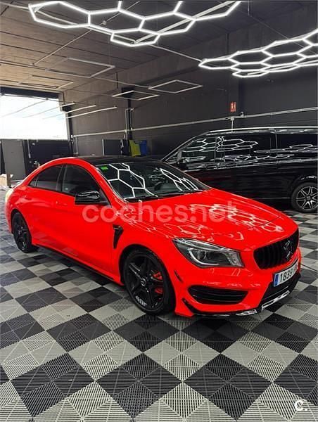 Usado Mercedes CLA220 AMG line 170 CV (125 kW) 2013 Naranja Berlina