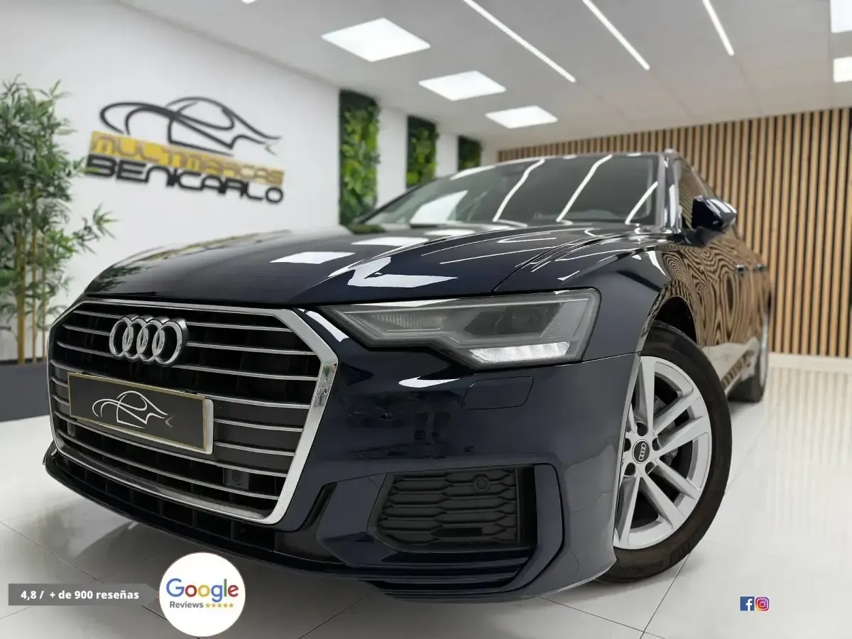 Usado Audi A6 S-Line 204 CV (150 kW) 2022 Azul Familiar