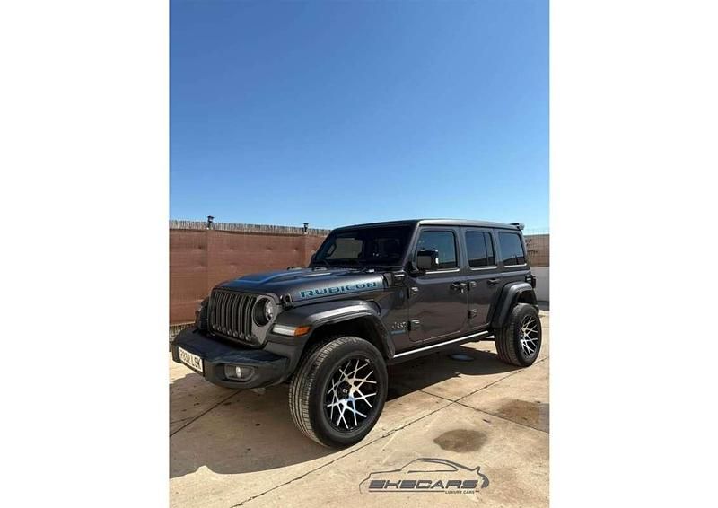 Gris Usado 2021 Jeep Wrangler Unlimited SUV | 52.900 € (Un poco caro) - Imagen 1/4