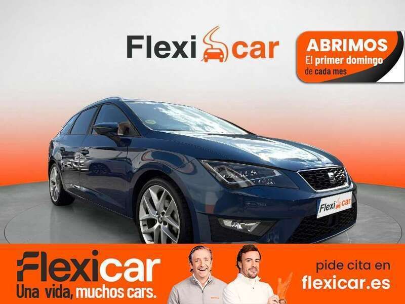 Azul Usado 2014 Seat Leon ST FR Familiar | 8490 € (Super precio) - Imagen 1/4