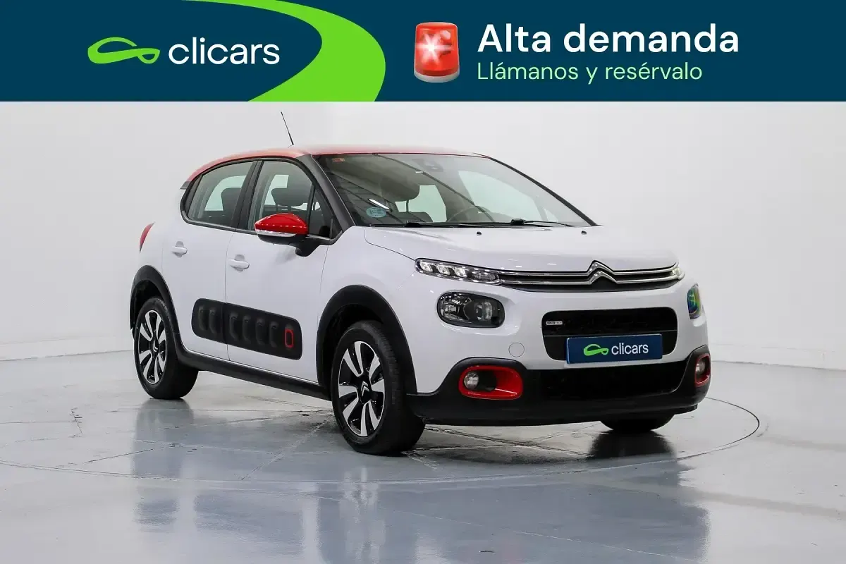 Usado Citroën C3 Feel 68 CV (50 kW) 2017 Blanco Berlina