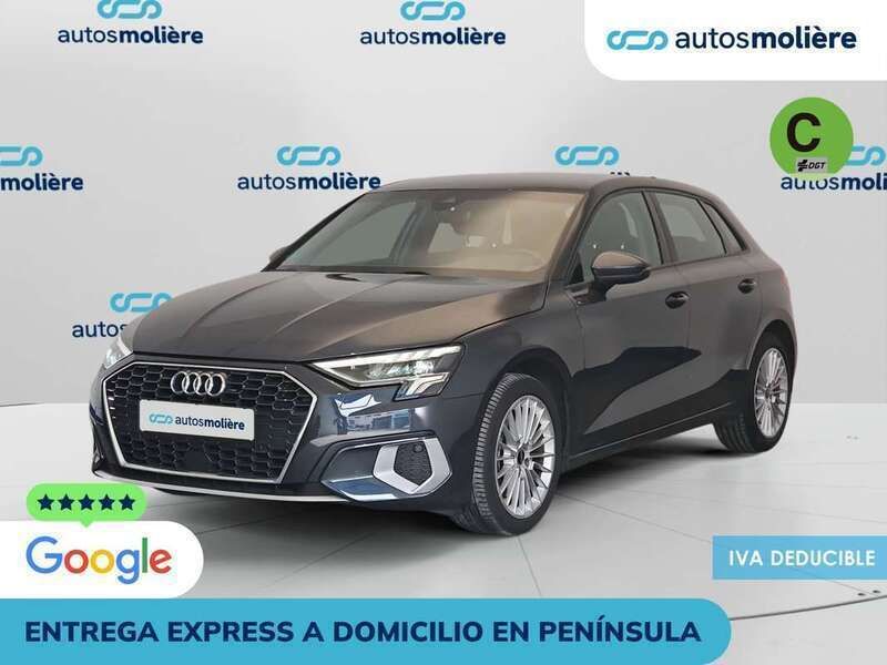 Gris Usado 2021 Audi A3 Sportback Advanced Utilitario | 20.809 € (Buen precio) - Imagen 1/4