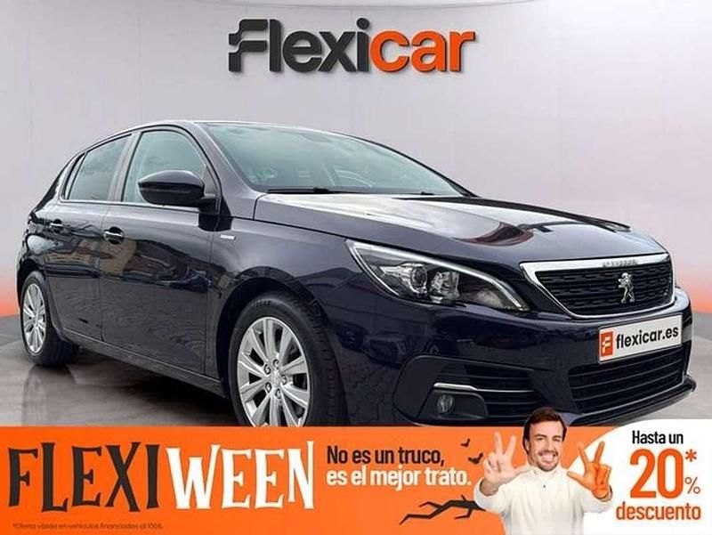 Azul Usado 2020 Peugeot 308 Allure Familiar | 10.490 € (Buen precio) - Imagen 1/4