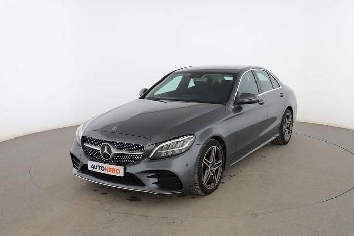 Gris Usado 2019 Mercedes C200 AMG line Berlina | 26.399 € (Precio justo) - Imagen 1/3