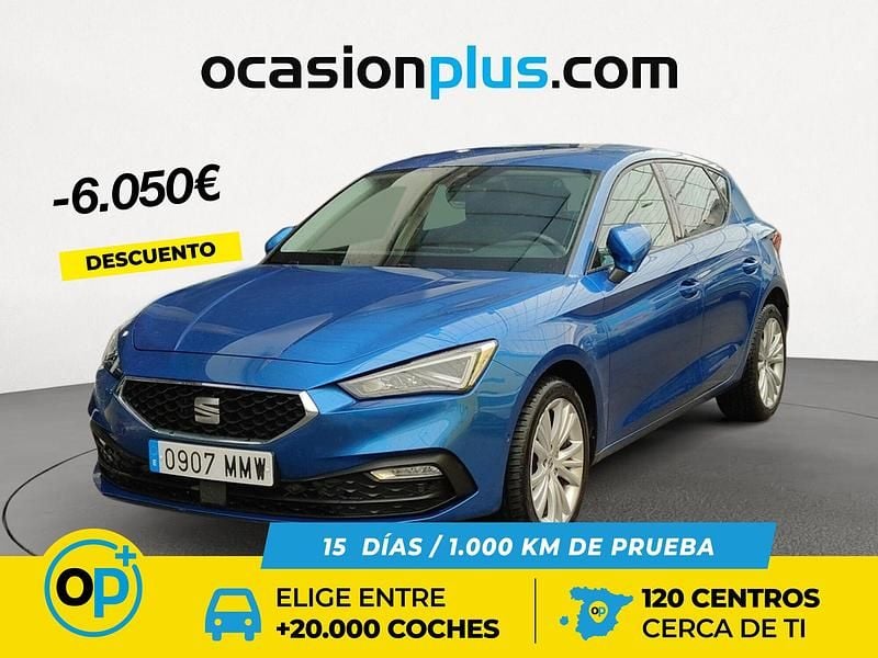 Azul Usado 2024 Seat Leon Style Berlina | 21.450 € (Super precio) - Imagen 1/4
