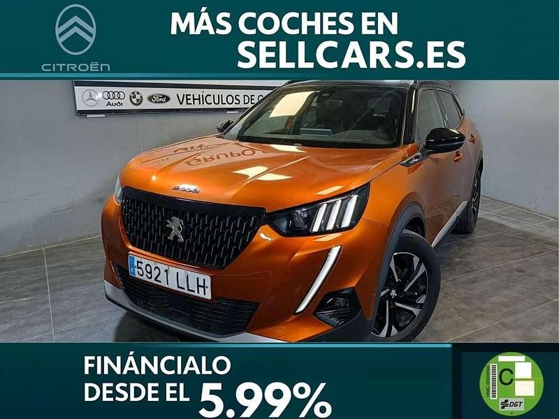 Naranja Usado 2020 Peugeot 2008 GT-line SUV | 16.390 € (Un poco caro) - Imagen 1/4