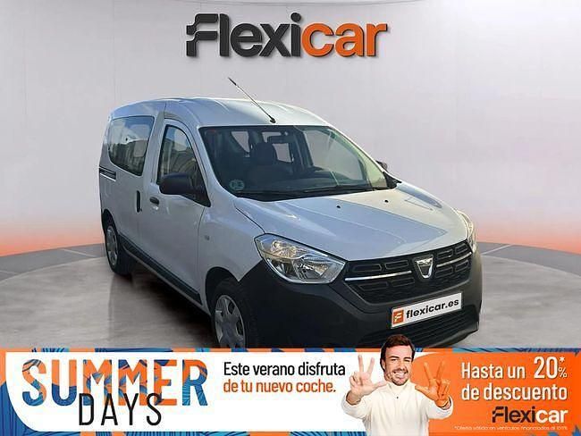 Blanco Usado 2018 Dacia Dokker Ambiance Monovolumen | 11.490 € (Precio justo) - Imagen 1/4
