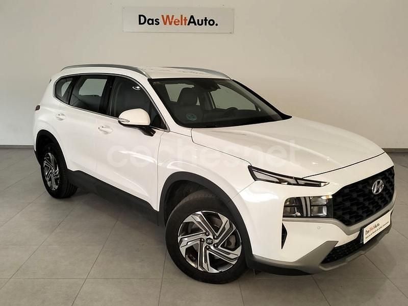 Blanco Usado 2021 Hyundai Santa Fe SUV | 26.450 € (Buen precio) - Imagen 1/4