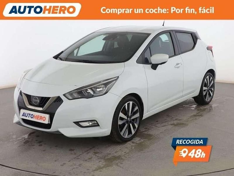 Blanco Usado 2017 Nissan Micra Tekna Berlina | 9332 € (Buen precio) - Imagen 1/3