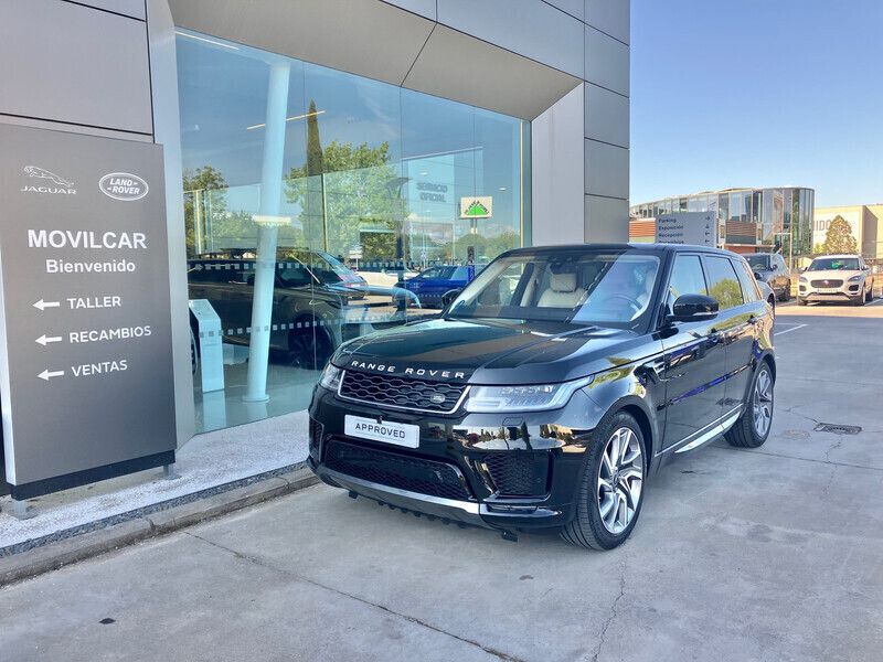 Santorini black Usado 2021 Land Rover Range Rover Sport HSE SUV | 54.900 € (Precio justo) - Imagen 1/4