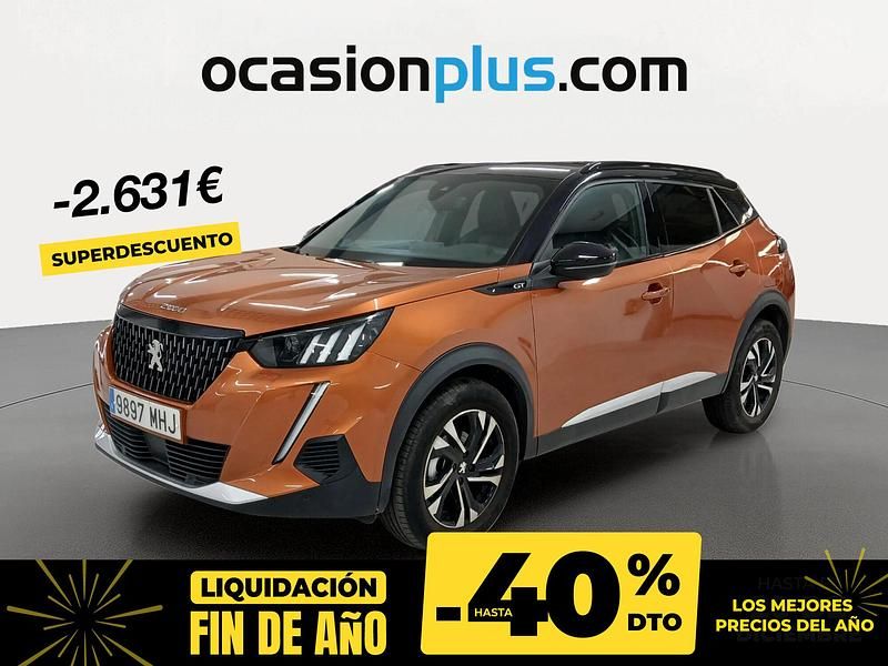 Naranja Usado 2023 Peugeot 2008 GTi SUV | 17.400 € (Buen precio) - Imagen 1/4
