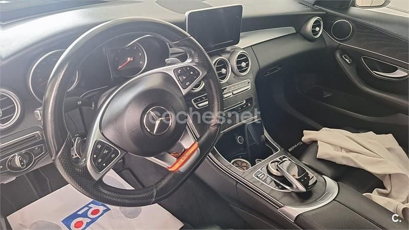 Usado Mercedes C200 136 CV (100 kW) 2018 Negro Berlina